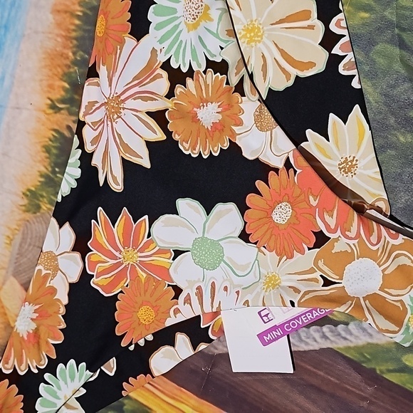 Roxy Floral Swim Bottoms Size XXL NWT - Picture 2 of 5